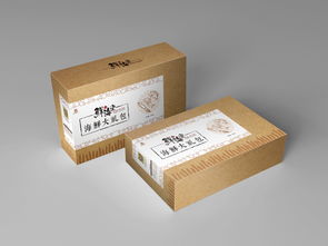 高档牛皮纸海鲜食品包装礼盒设计 创意与实用兼备的印刷方案